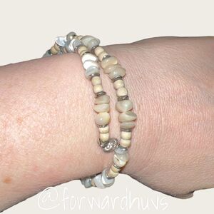 Bundle Sale 3 for $15 | Boho-Inspired Stone & Wooden Wrap Bracelet